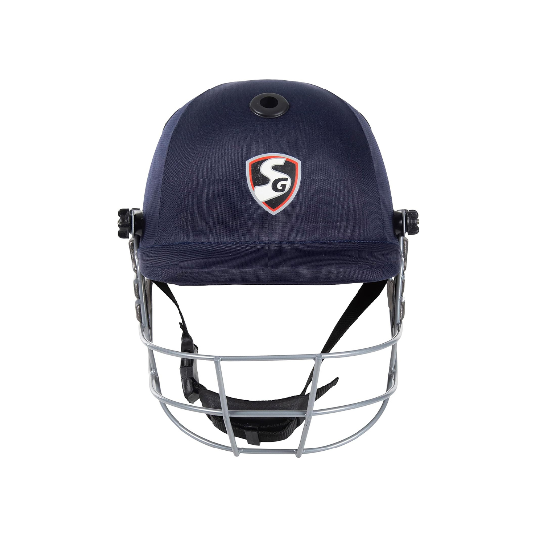 SG Blaze Tech Cricket Helmet | Polypropylene | Unisex | Lightweight | High-Density EVA Lining | Adjustable Grill & Strap | Ventilated for Comfort