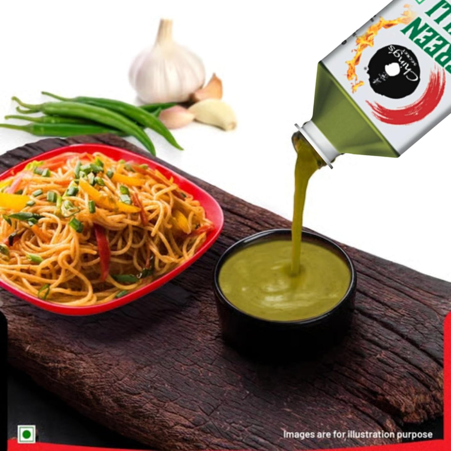Ching's Secret Green Chilli Sauce, Hot & Spicy Indo-Chinese Cooking & Dipping Sauce, 680g (23.99 oz)
