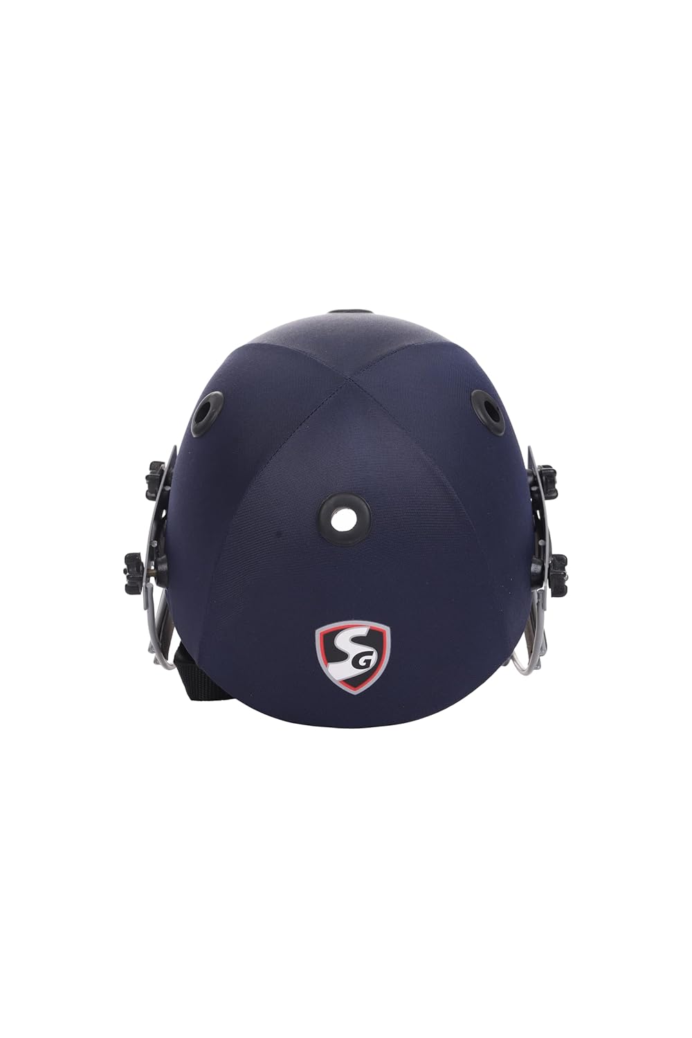 SG Blaze Tech Cricket Helmet | Navy Blue | X-Large | Polypropylene | Adult | Lightweight | High-Density EVA Lining | Adjustable Strap | 6 Vent Grill | Ventilated for Comfort & Cooling