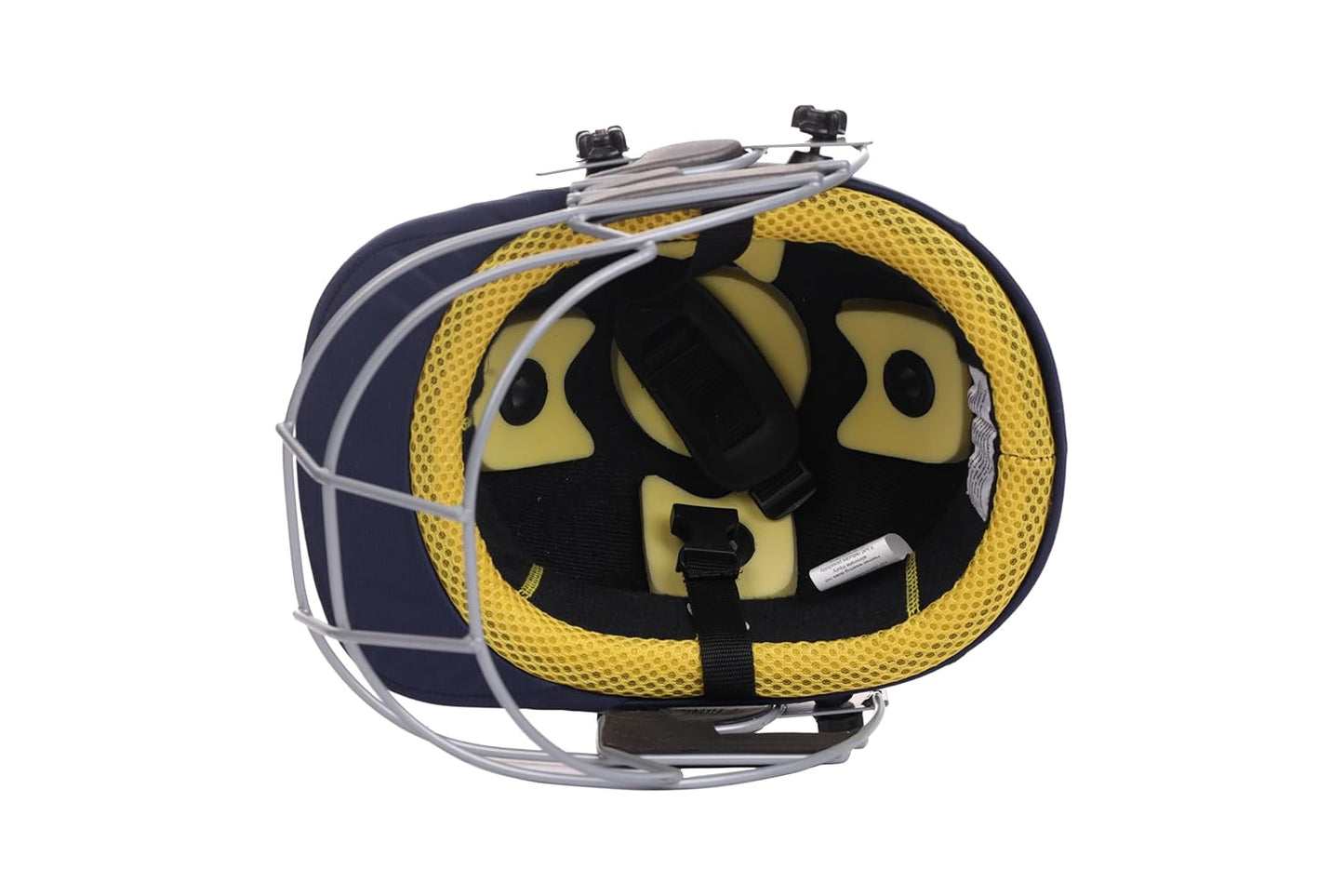 SG Blaze Tech Cricket Helmet | Navy Blue | X-Large | Polypropylene | Adult | Lightweight | High-Density EVA Lining | Adjustable Strap | 6 Vent Grill | Ventilated for Comfort & Cooling