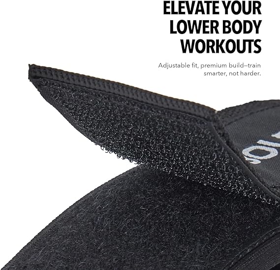 Boldfit Ankle Straps For Gym With Metal D-rings Unisex Ankle Strap For Cable Machine Exercise Padded Ankle Bands For Leg Extensions, Kickback Ankle Gym Accessories For Men Workout Neoprene 1Pair Black