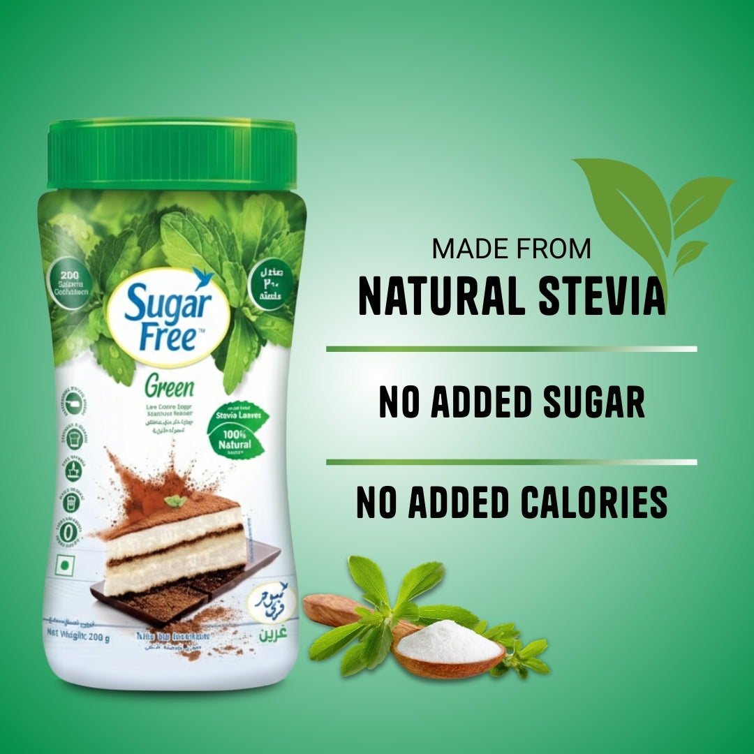 Sugar Free Green Powder Supplement, Plant-Based Greens Blend, No Added Sugar Daily Green Drink Mix, Supports Daily Nutrition, 200g (Pack of 3, 600g)