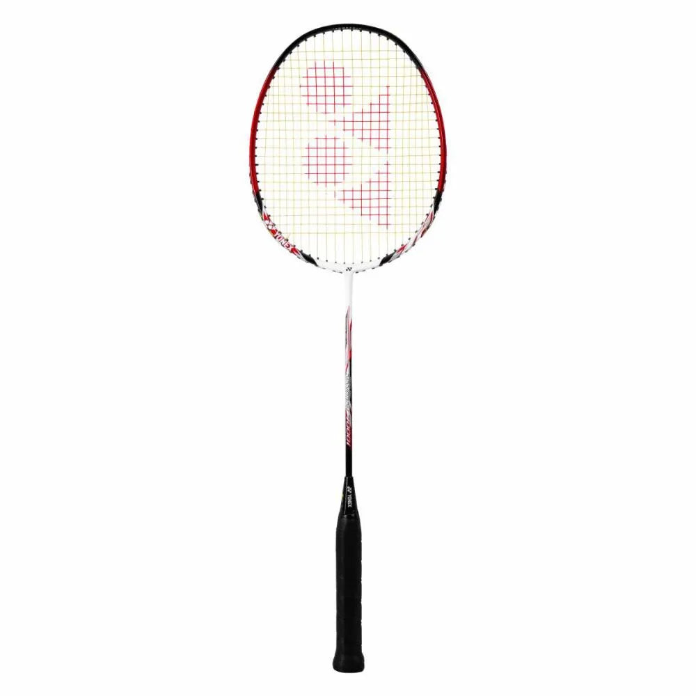 YONEX NR 7000i Graphite Strung Badminton Racket with Full Racket Cover (White/Red)| for Intermediate Players | 80 Grams |Maximum String Tension - 24lbs