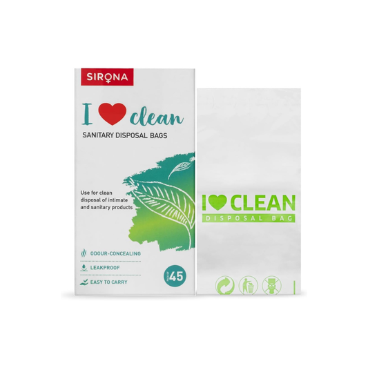 Sirona Personal Disposal Bags | Leak-Proof, Odor-Sealing & Oxo-Biodegradable Hygiene Disposal Bags | Discreet Bags for Sanitary Pads, Tampons, Panty Liners, Condoms & Personal Waste