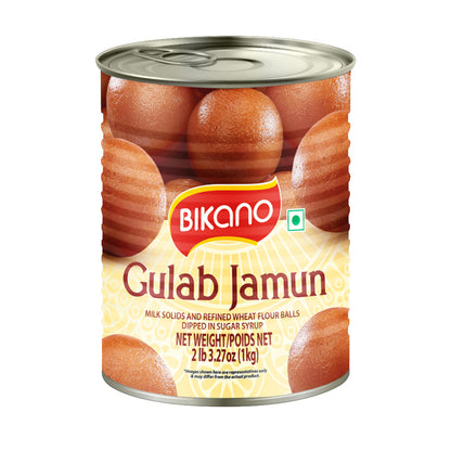 Bikano Gulab Jamun 1kg – Soft & Juicy Indian Dessert | Traditional Sweet with Rich Flavor