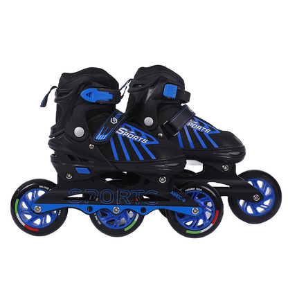 Endless EL1031 Inline Adjustable Skates for 3 to 6 Years | Aluminium Chassis and 100 mm PU Three Wheels | With ABEC 9 Bearings | Indoor and Outdoor