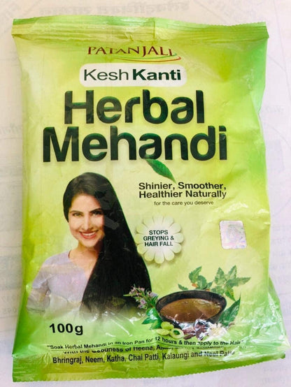 Patanjali Herbal Mehandi - 100gm / 3.53 fl oz - Pack of 3