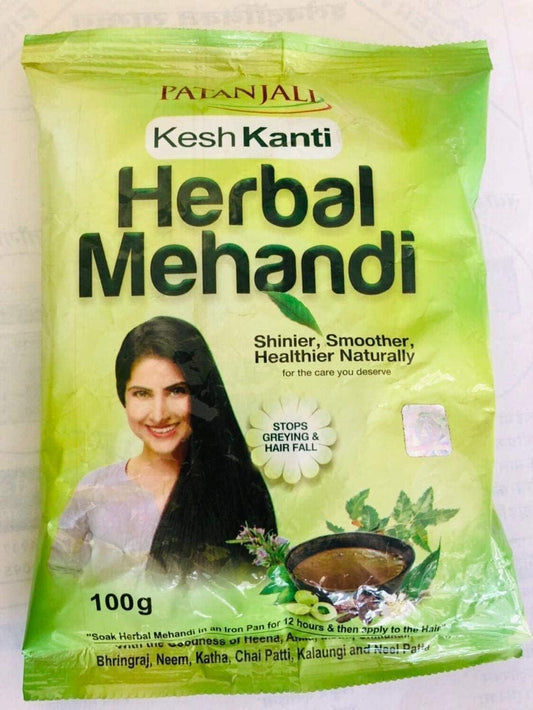 Patanjali Herbal Mehandi - 100gm / 3.53 fl oz - Pack of 3