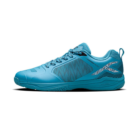 Hundred Beast Armor PBX Unisex Non-Marking Pickleball Shoes | Lightweight Comfort and Cushioned Grip for Indoor & Outdoor Court Play (Blue/White/Black))