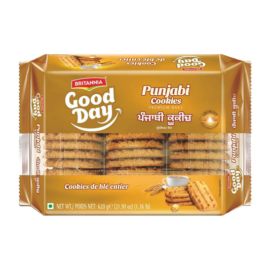 Britannia Punjabi Cookies Traditional Indian Spiced Biscuits Crispy & Flavorful Snack Perfect for Tea Time 14.1oz (400g)