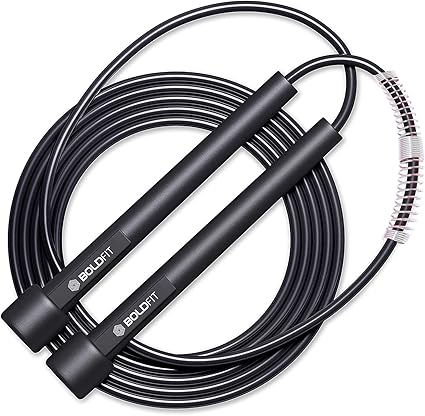 Boldfit Skipping Rope for Men and Women Jumping Rope With Adjustable Height Speed Skipping Rope for Exercise, Gym, Sports Fitness Adjustable Jump Rope-Pencil