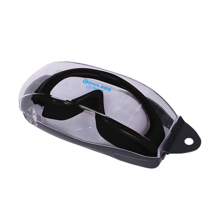 Endless EL1009 Premium Swimming Goggle with Anti-Fog and UV Protection | Material : Silicon, PU | Stylish Big Frame for more Visibility | Soft Silicone Gasket for Leak Proof | With Hard Case