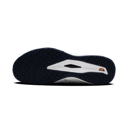 Hundred Beast Armor PBX Unisex Non-Marking Pickleball Shoes | Lightweight Comfort and Cushioned Grip for Indoor & Outdoor Court Play (White/Navy)