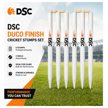 DSC Duco Finish Cricket Stumps Set