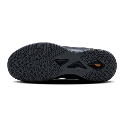 Hundred Velocity Z PBX Unisex Non-Marking Pickleball Shoes | Lightweight Comfort and Cushioned Grip for Indoor & Outdoor Court Play (Black/Gold)