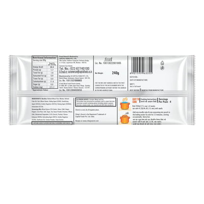 Ching's Secret Schezwan Instant Noodles, Spicy Indo-Chinese Noodles with Seasoning Mix, Ready in 2-3 Minutes, 240g (8.46 oz)
