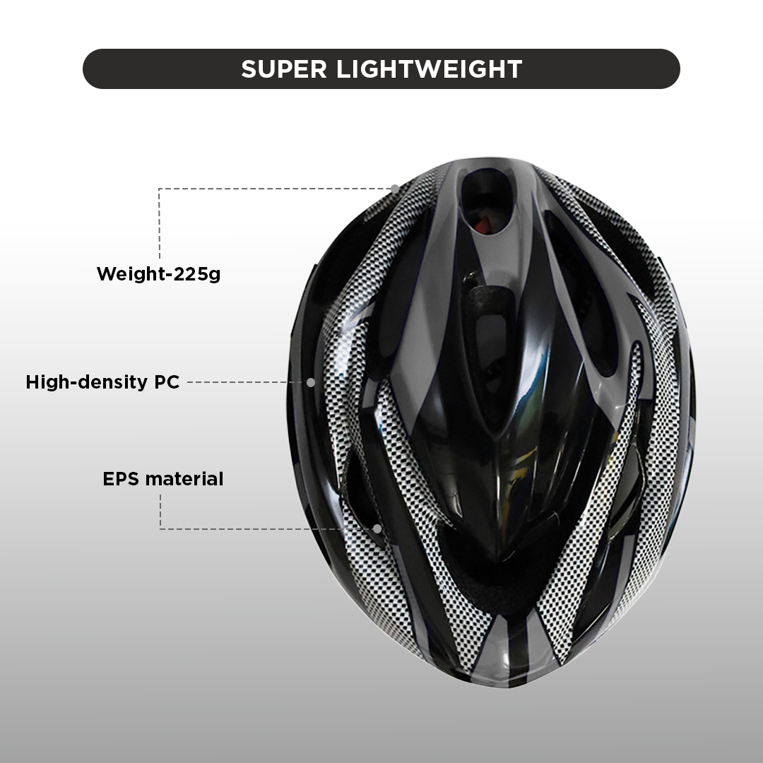 Endless EL1051 High Quality Cycle and Skates Helmet with Adjustable Strap | With Inside Cushioning Padding for Comfort | For Adults, Women and Men| Size: Free Size| Material : Polycarbonate, EPS