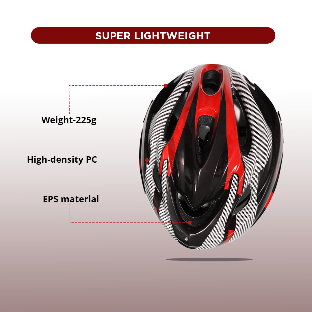 Endless EL1049 High Quality Cycle and Skates Helmet with Adjustable Strap | With Inside Cushioning Padding for Comfort | For Adults, Women and Men| Size: Free Size| Material : Polycarbonate, EPS