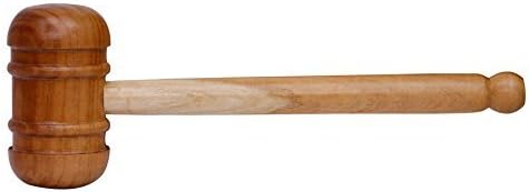 GM GCOA1008 Heavy Duty Cricket Bat Wooden Mallet / Hammer for Knocking and Bat Preparation