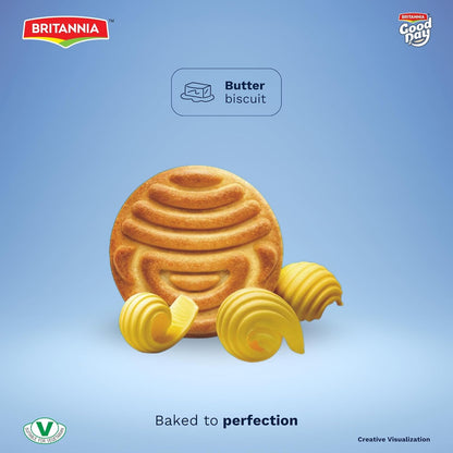 Britannia Good Day Butter Cookies 648g (22.8 oz) Family Pack | Crispy Butter Biscuits for Tea, Snacks & Parties