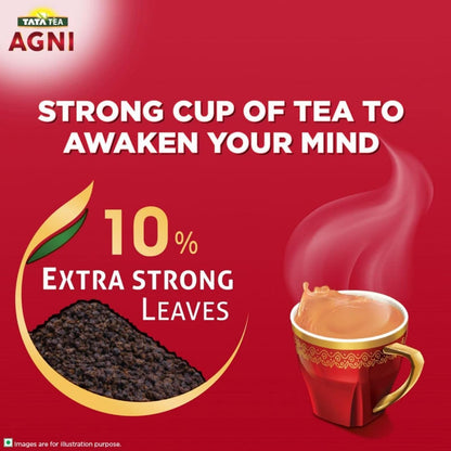 Tata Tea Agni Loose Black Tea, Premium Indian Assam Blend, Bold Flavor for Chai, 900g (31.7 oz)