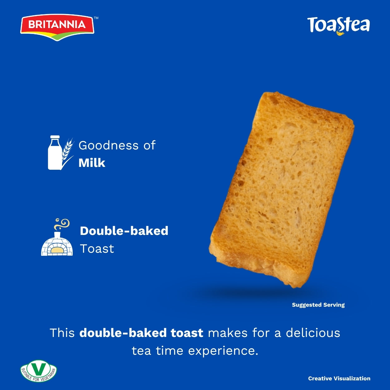 Britannia Milk Rusk | Super Saver Pack 1.12kg (4x280g) | Crunchy Toast Biscuit with the Goodness of Milk – Perfect for Tea & Breakfast