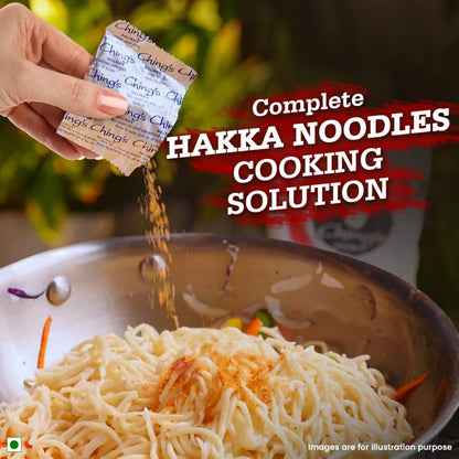 Ching's Secret Veg Hakka Noodles, Authentic Indo-Chinese Stir Fry Noodles, Quick & Easy to Cook, 840g (29.63 oz)