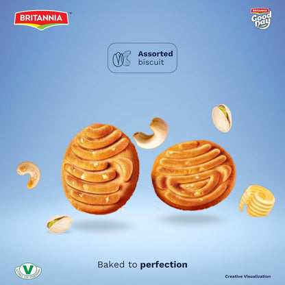 Britannia Good Day Assorted Cookies Variety Pack, Butter & Nut Biscuits, 2.98 lb (1.35 kg)