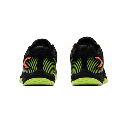 Hundred Beast Armor PBX Unisex Non-Marking Pickleball Shoes | Lightweight Comfort and Cushioned Grip for Indoor & Outdoor Court Play (Black/Lime/Orange)