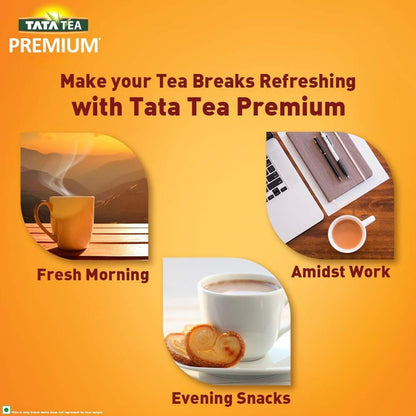 Tata Tea Premium Black Tea, Premium Indian Black Tea Blend, Rich Aroma & Full-Bodied Flavor, Perfect for Chai, 900g (31.7 oz)