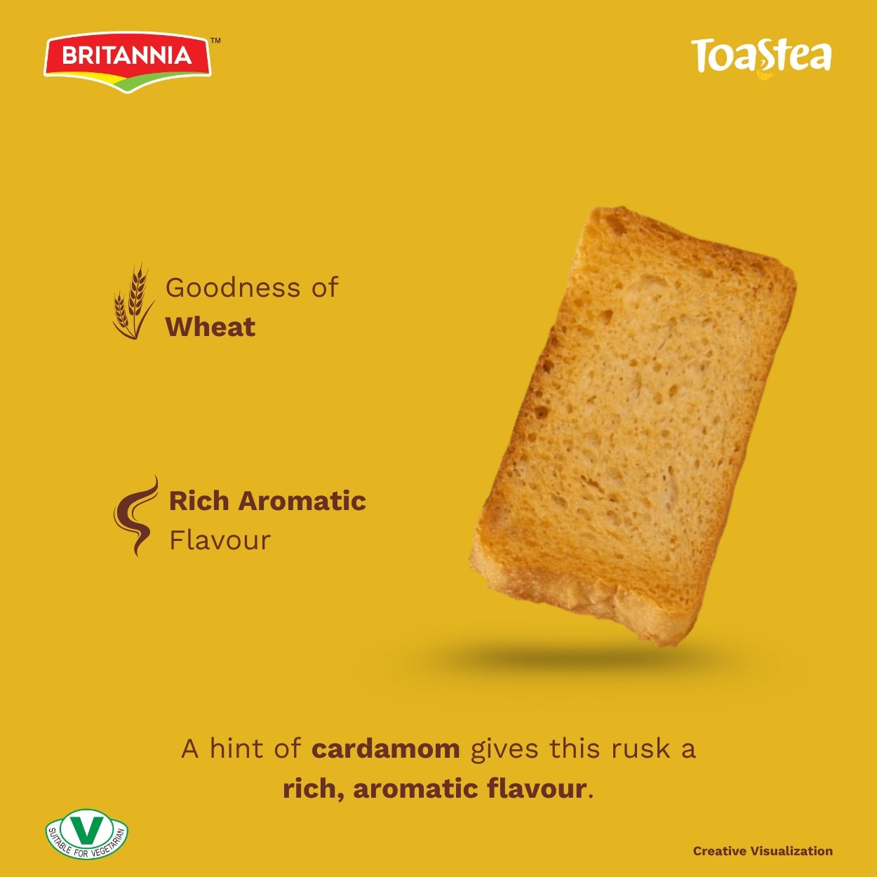 Britannia Wheat/Suji  Rusk 1.22Kg | Super Saver Pack | Crispy & Crunchy Pack for Breakfast