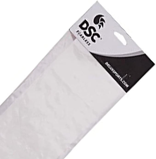 DSC Anti Scuff Double Sided Cross Weave Bat Tape | Color: White | Material: Fiberglass | Use to Reduce Crack of Bat | Protects Willows from Damages | Strong Self Adhesive | Easy to Apply by Everyone