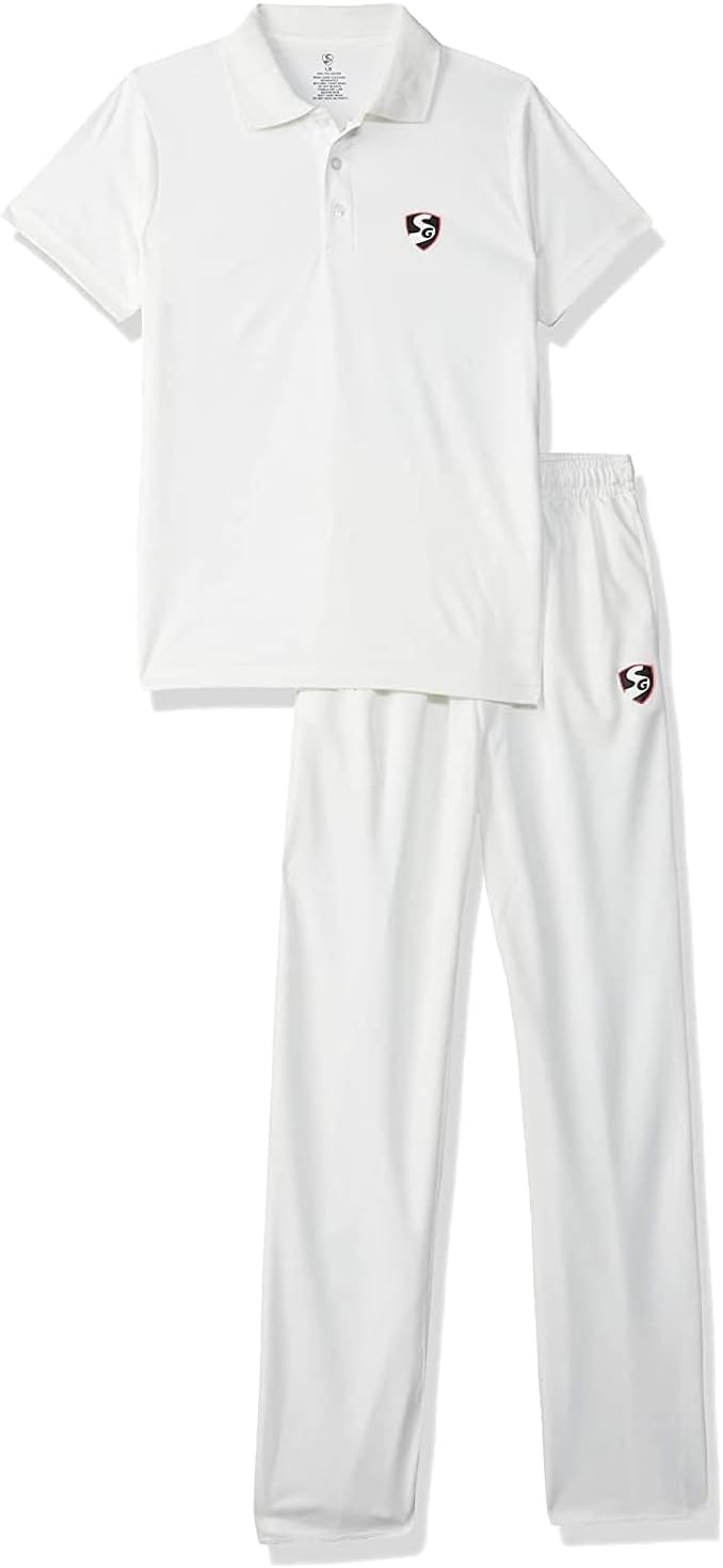 SG Club Half Sleeves Cricket Combo (White)