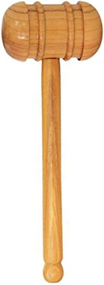 DSC Mulberry Cricket Bat Mallet | Color: Beige | Size: Standard | Material: Wood | Long Handle | Hammer for Effective Bat Knocking | Can use at Home & Professional