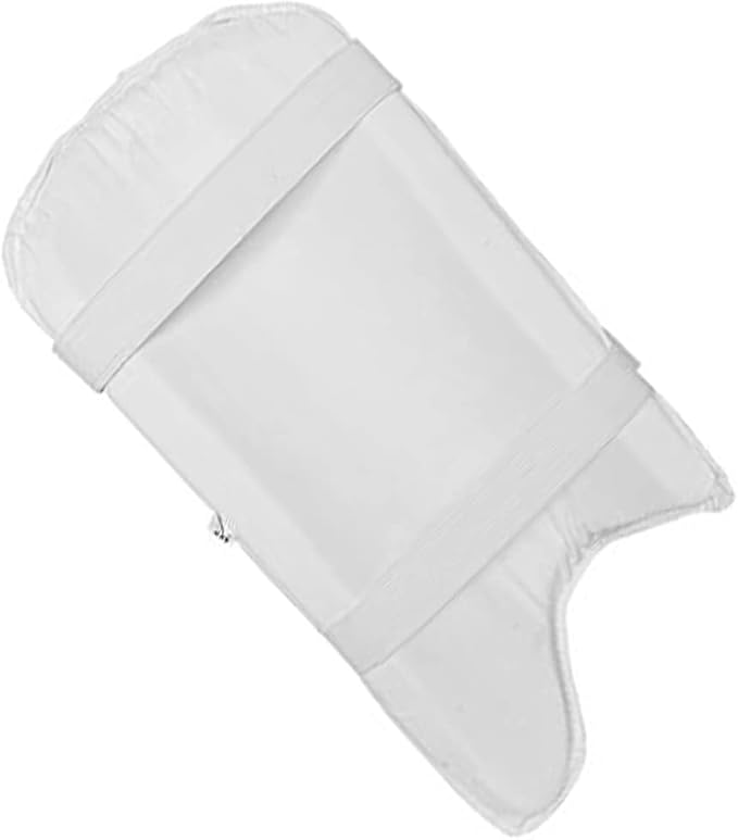 DSC Intense Attitude Cricket Thigh Pad | Color: Multicolor | RH | Material: Leather | Low Density Foam Inside | with Elasticated Straps | Fully Adjustable Components