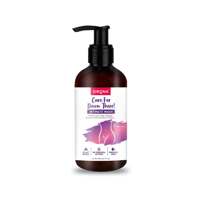 Sirona pH Balancing Intimate Cleanser | Fragrance-Free Feminine Wash | pH-Balanced Vaginal Cleanser with Aloe Vera | Gentle Daily Intimate Hygiene for Sensitive Skin | 6.7 fl oz