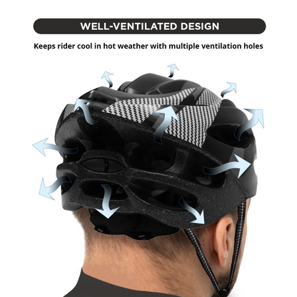 Endless EL1049 High Quality Cycle and Skates Helmet with Adjustable Strap | With Inside Cushioning Padding for Comfort | For Adults, Women and Men| Size: Free Size| Material : Polycarbonate, EPS