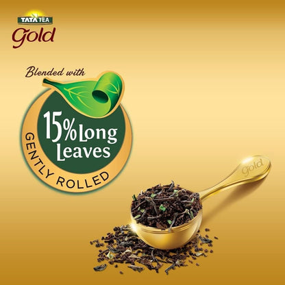Tata Tea Gold Black Tea, Premium Indian Tea Blend, Rich Taste & Irresistible Aroma, 450g (15.8 oz)