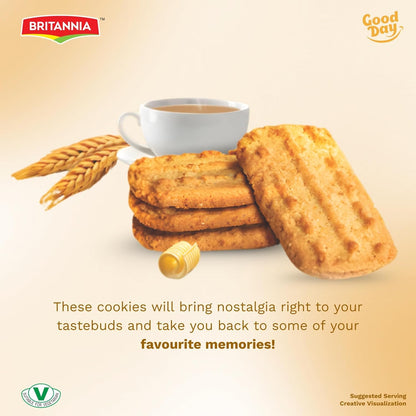 BRITANNIA Punjabi Cookies 21.90oz (620g) - Whole Wheat Cookies - Healthy, Delicious & Crispy - Breakfast & Tea Time Snacks (Pack of 1)