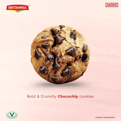 Britannia Good Day Soft Baked Choco Chip Cookies Rich Chocolate Flavor Soft & Chewy Snack Perfect for Kids & Adults 7.05oz (200g)