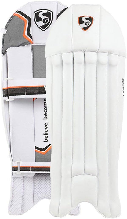 SG Campus Wicket Keeping Legguard pad Size youth pvc cotton wrap around fit