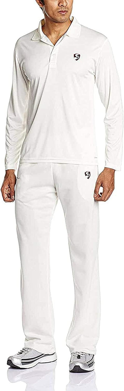 SG Club Full Sleeves Cricket Combo (White)