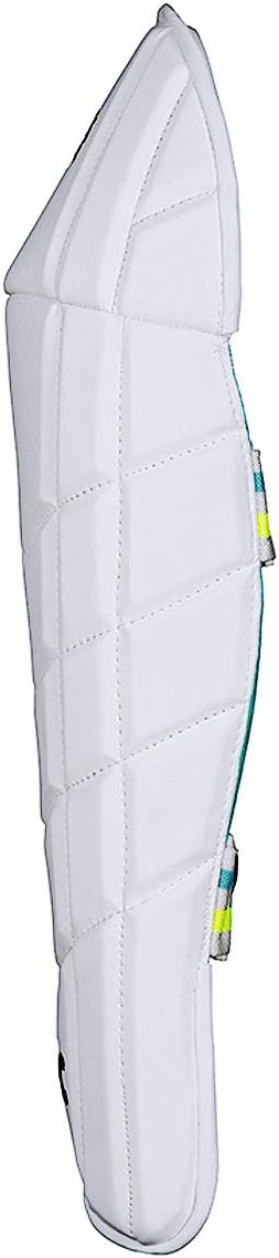 DSC Intense Speed Cricket Wicket Keeping Legguard | Color: Multicolor | Material: PU, Foam | Skill Level: Professionals | Breathable | Mesh Instep | High-Density Foam | Lightweight Padded