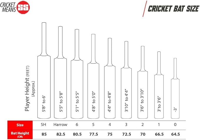 SS Ton Limited Edition English Willow Cricket Bat, Short Handle (Color May Vary)