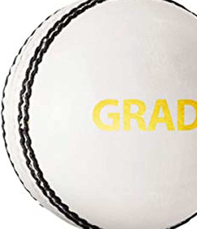 DSC Grade Leather Cricket Ball | Size: Standard | Water Proofed | Suitable for Practice Game | Tournament Cork