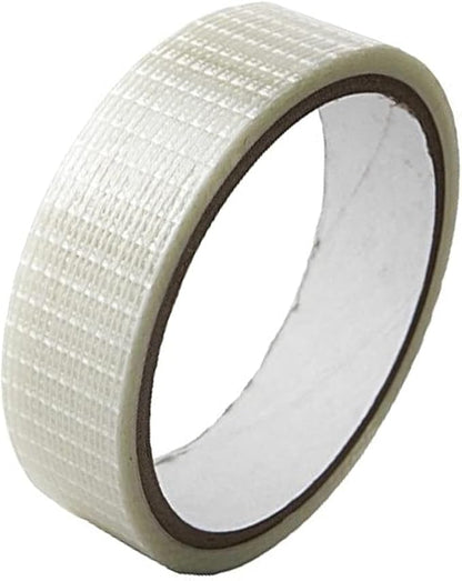 DSC Fiberglass Cricket Bat Tape | Color: White | Material: Fiberglass | Weight: 60g |Use to Reduce Crack of Bat | Protects Willows from Damages | Strong Self Adhesive | Easy to Apply by Everyone