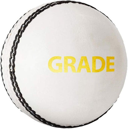 DSC Grade Leather Cricket Ball | Size: Standard | Water Proofed | Suitable for Practice Game | Tournament Cork