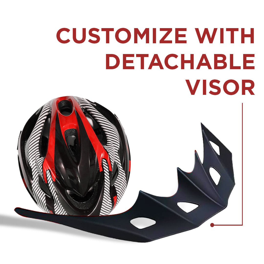 Endless EL1049 High Quality Cycle and Skates Helmet with Adjustable Strap | With Inside Cushioning Padding for Comfort | For Adults, Women and Men| Size: Free Size| Material : Polycarbonate, EPS