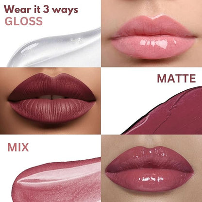 Jaquline USA Lipstick Nude Mood (Matte, Gloss)