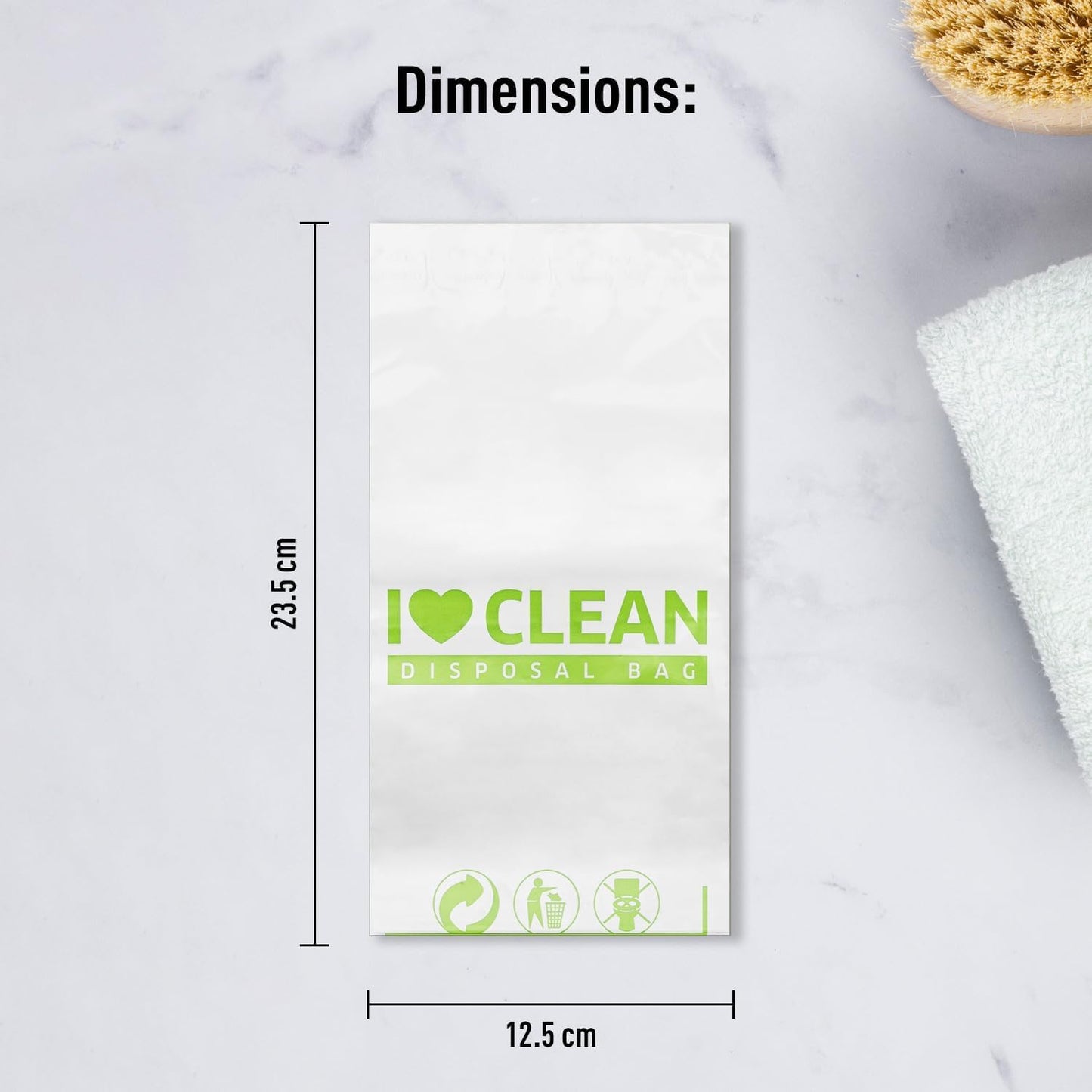 Sirona Personal Disposal Bags | Leak-Proof, Odor-Sealing & Oxo-Biodegradable Hygiene Disposal Bags | Discreet Bags for Sanitary Pads, Tampons, Panty Liners, Condoms & Personal Waste